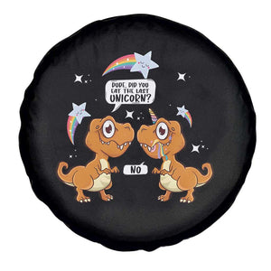 Funny Dinosaur Eat The Last Unicorn Spare Tire Cover TS09 Print Your Wear