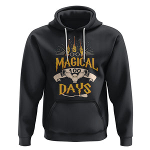 Magical 100 Days Of School Magic Owl Hoodie TS09 Black Printyourwear