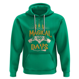 Magical 100 Days Of School Magic Owl Hoodie TS09 Irish Green Printyourwear