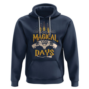 Magical 100 Days Of School Magic Owl Hoodie TS09 Navy Printyourwear