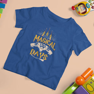 Magical 100 Days Of School Magic Owl T Shirt For Kid TS09 Royal Blue Printyourwear