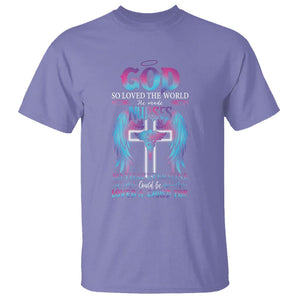 Nurse T Shirt God So Loved The World He Made Nurses So That Everyone Could Be Loved And Cares For TS09 Violet Printyourwear