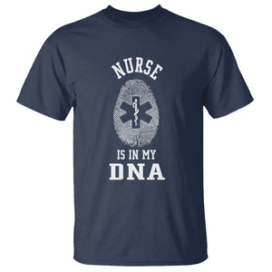 Nurse T Shirt Nursing Is In My DNA TS09 Navy Printyourwear