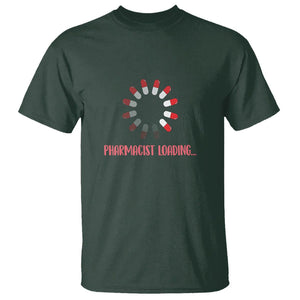 Pharmacist Loading Funny Pills Medicine Pharmacy Student T Shirt TS09 Dark Forest Green Printyourwear