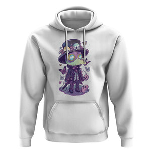 Pastel Goth Cute Creepy Plague Doctor Hoodie TS09 White Printyourwear