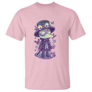 Pastel Goth Cute Creepy Plague Doctor T Shirt TS09 Light Pink Printyourwear