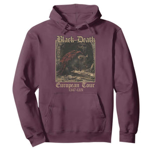 European Tour Creepy Plague Rat Doctor Hoodie TS09 Maroon Printyourwear