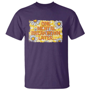 Funny One Mental Breakdown Later T Shirt Daisy Mental Health TS09 Purple Print Your Wear