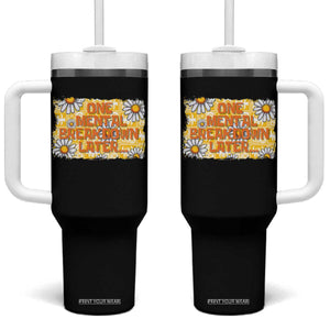 Funny One Mental Breakdown Later Tumbler With Handle Daisy Mental Health TS09 One Size: 40 oz Black Print Your Wear
