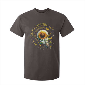 Mental Health Motivation Quote T Shirt For Kid All Lights Turned Off Can Be Turned On TS09 Dark Chocolate Print Your Wear