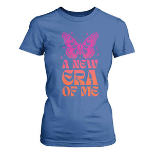 A New Era Of Me T Shirt For Women TS09 Royal Blue Print Your Wear
