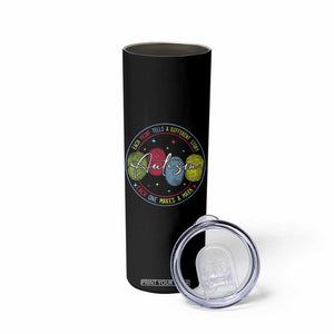 Autism Skinny Tumbler Fingerprint Autism Each Print Tells A Different Story TS09 Print Your Wear