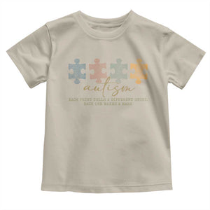 Autism Toddler T Shirt Fingerprint Autism Each One Makes A Mark TS09 Sand Print Your Wear