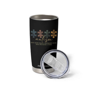 Autism Tumbler Cup Fingerprint Autism Each One Makes A Mark TS09 Print Your Wear