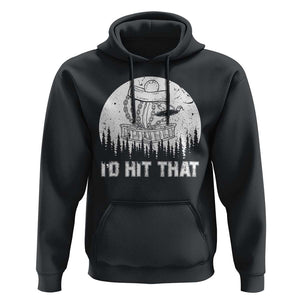 Retro I'd Hit That Disc Golf Hoodie TS09 Black Print Your Wear