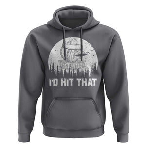 Retro I'd Hit That Disc Golf Hoodie TS09 Charcoal Print Your Wear
