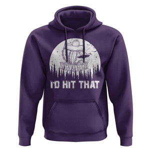 Retro I'd Hit That Disc Golf Hoodie TS09 Purple Print Your Wear