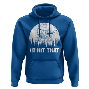 Retro I'd Hit That Disc Golf Hoodie TS09 Royal Blue Print Your Wear