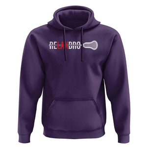 Funny Lacrosse Relaxbro Hoodie TS09 Purple Print Your Wear