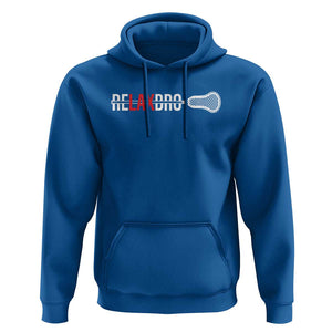 Funny Lacrosse Relaxbro Hoodie TS09 Royal Blue Print Your Wear