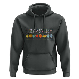 Funny Solar System Planets Science Outer Space Hoodie TS09 Dark Heather Print Your Wear