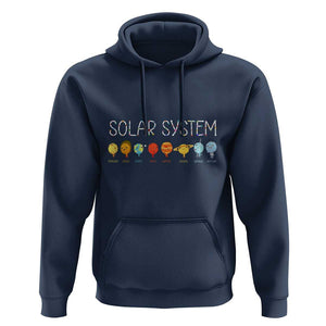 Funny Solar System Planets Science Outer Space Hoodie TS09 Navy Print Your Wear