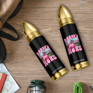 Funny Trump Supporter Bullet Tumbler Daddy's Coming Home Pink Trump TS09 Print Your Wear