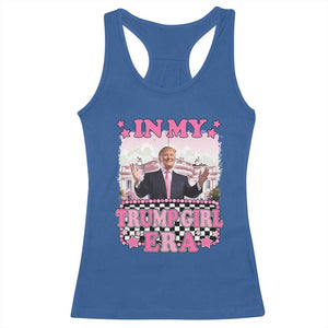 Funny Pink Trump Racerback Tank Top In My Trump Girl Era TS09 Royal Blue Print Your Wear