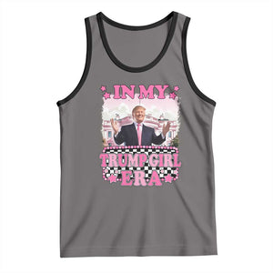 Funny Pink Trump Tank Top In My Trump Girl Era TS09 Deep Heather Black Print Your Wear