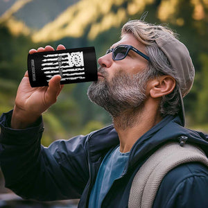 Trump Supporter 4 in 1 Can Cooler Tumbler 45 Squared Betsy Ross Flag We The People TS09 Print Your Wear