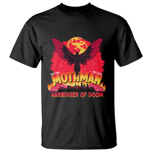 Mothman Harbinger of Doom! City Night Cryptid Creature T Shirt TS09 Black Printyourwear