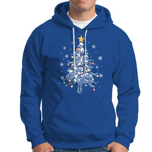 Skull Christmas Tree Cool Christmas Skeleton Hoodie TS09 Printyourwear