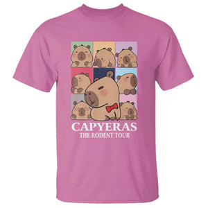 Funny Capybara Christmas T Shirt Capyeras The Rodent Tour TS09 Azalea Print Your Wear
