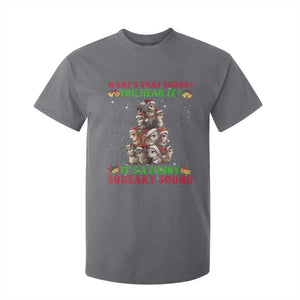 Squirrel Christmas T Shirt For Kid It's A Funny Squeaky Sound TS09 Charcoal Print Your Wear