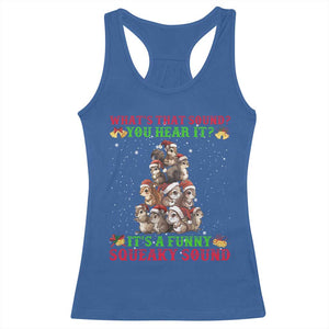 Squirrel Christmas Racerback Tank Top It's A Funny Squeaky Sound TS09 Royal Blue Print Your Wear