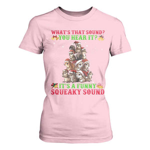 Squirrel Christmas T Shirt For Women It's A Funny Squeaky Sound TS09 Light Pink Print Your Wear