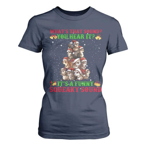 Squirrel Christmas T Shirt For Women It's A Funny Squeaky Sound TS09 Navy Print Your Wear