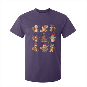 Funny Squirrel Christmas Santa Reindeer T Shirt For Kid TS09 Purple Print Your Wear