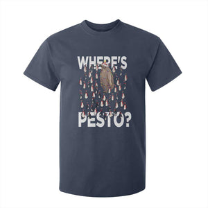 Funny Christmas Wheres Pesto T Shirt For Kid TS09 Navy Print Your Wear