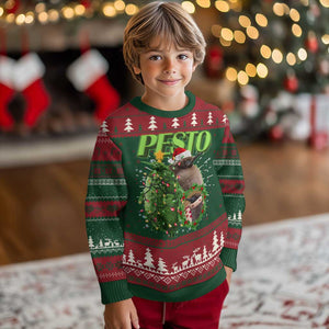 Funny Christmas Pesto Penguin Ugly Christmas Sweater TS09 Christmas Print Your Wear