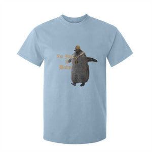 Funny Pesto Penguin T Shirt For Kid I'm Just A Baby Hiphop TS09 Light Blue Print Your Wear