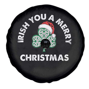 Irish Christmas Spare Tire Cover Irish You A Merry Christmas Celtic Shamrock TS09 Print Your Wear