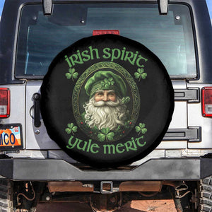 Irish Spirit Yule Merit Spare Tire Cover TS09 No hole Black Print Your Wear
