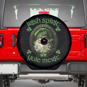 Irish Spirit Yule Merit Spare Tire Cover TS09 Black Print Your Wear
