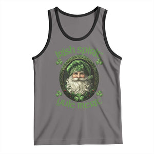 Irish Spirit Yule Merit Tank Top TS09 Deep Heather Black Print Your Wear