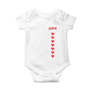 Funny Trump Valentine's Day Patriotic Baby Onesie Make Love Great Again TS09 White Print Your Wear