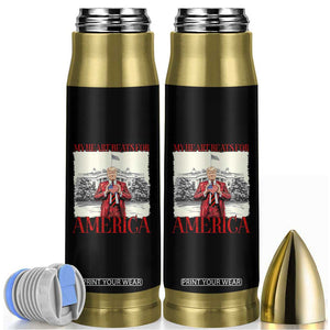 Funny Trump Bullet Tumbler My Heart Beats For America Valentine's Day TS09 Black Print Your Wear