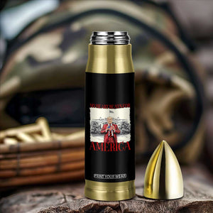 Funny Trump Bullet Tumbler My Heart Beats For America Valentine's Day TS09 Print Your Wear