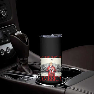 Funny Trump Skinny Tumbler My Heart Beats For America Valentine's Day TS09 Print Your Wear