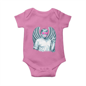 Trump Cupid Vibes Baby Onesie Trump Bubble Gum TS09 Azalea Print Your Wear